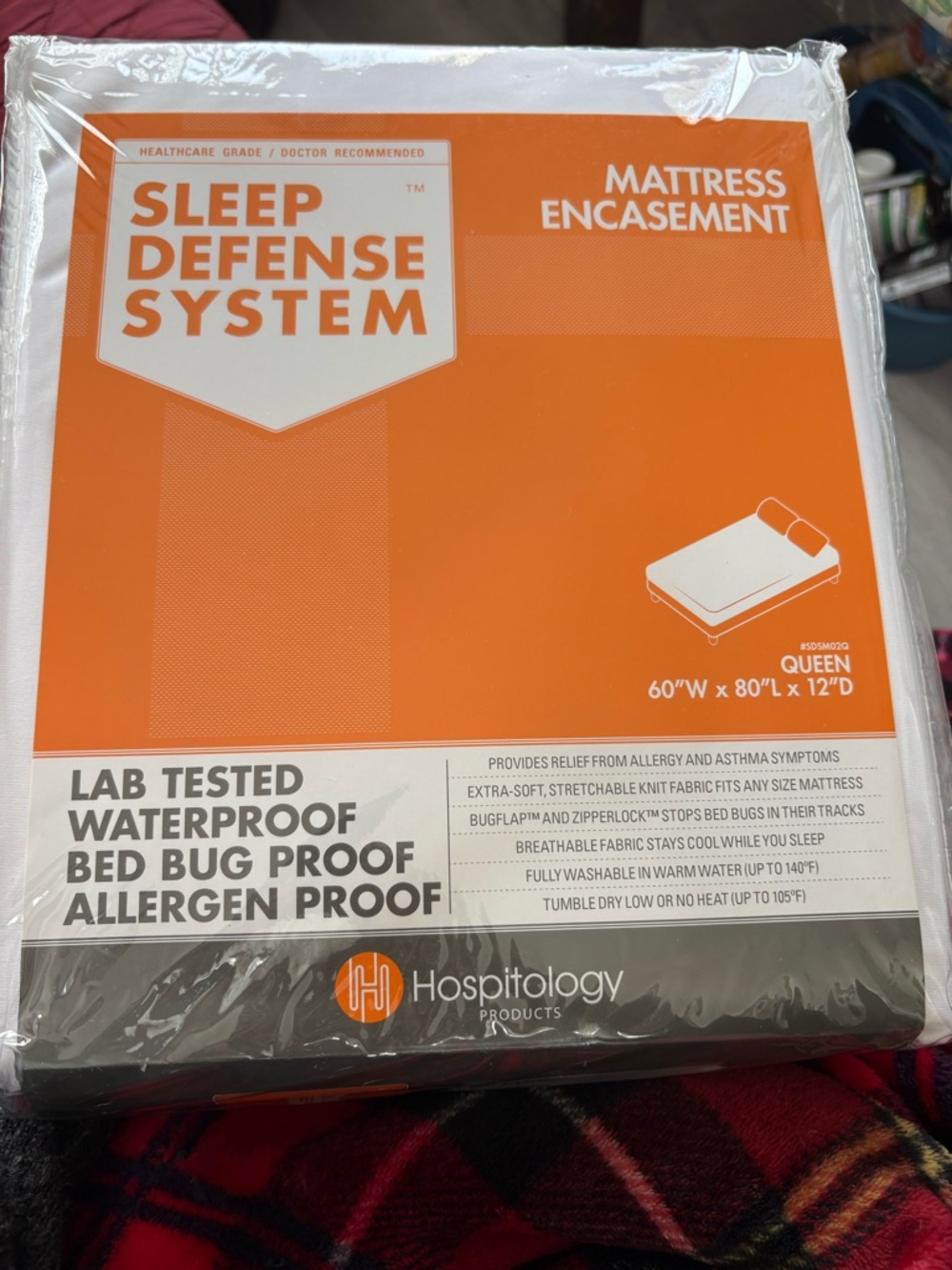 Queen Mattress Encasement - White